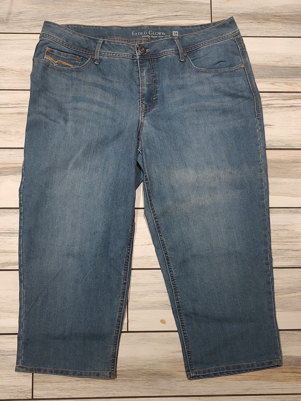 Faded Glory Women’s Light Blue Denim Jeans